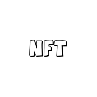 a black background with the word nft on it