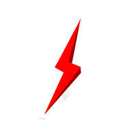 a lightning bolt logo on a black background